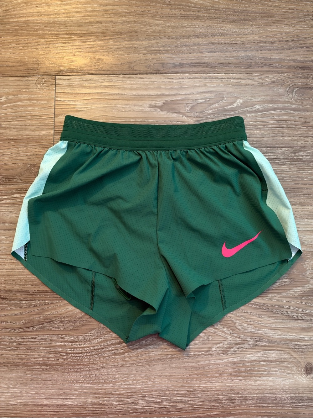 Nike Pro Elite Track & Field Women’s Size XS Green/Pink Racing Shorts